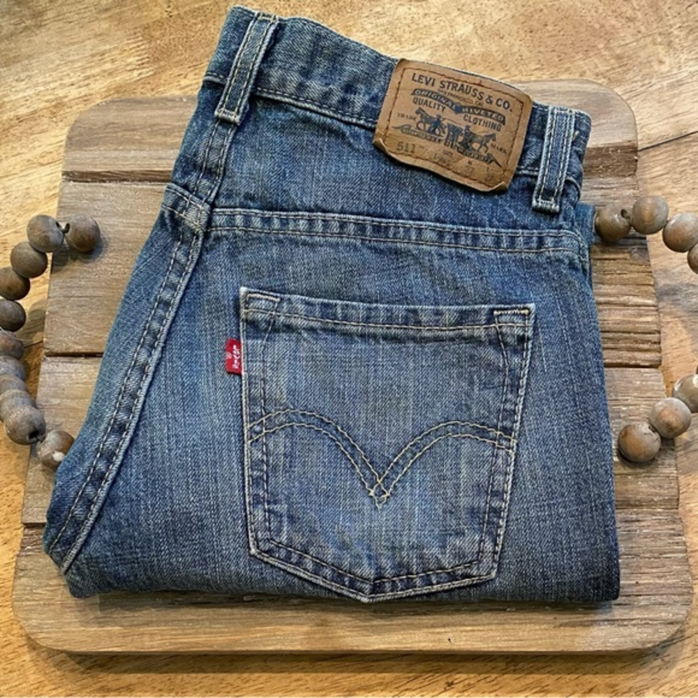 Levi’s 511‎ Skinny Boy’s 14 Regular 27X27 100% Cotton Denim Jeans